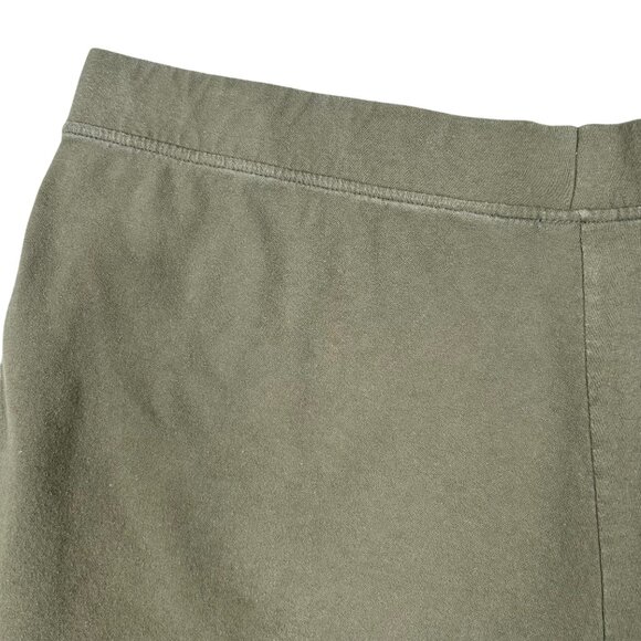Basic Editions Women's Olive Green 100% Cotton Shorts Plus Size 1X - Picture 4 of 6